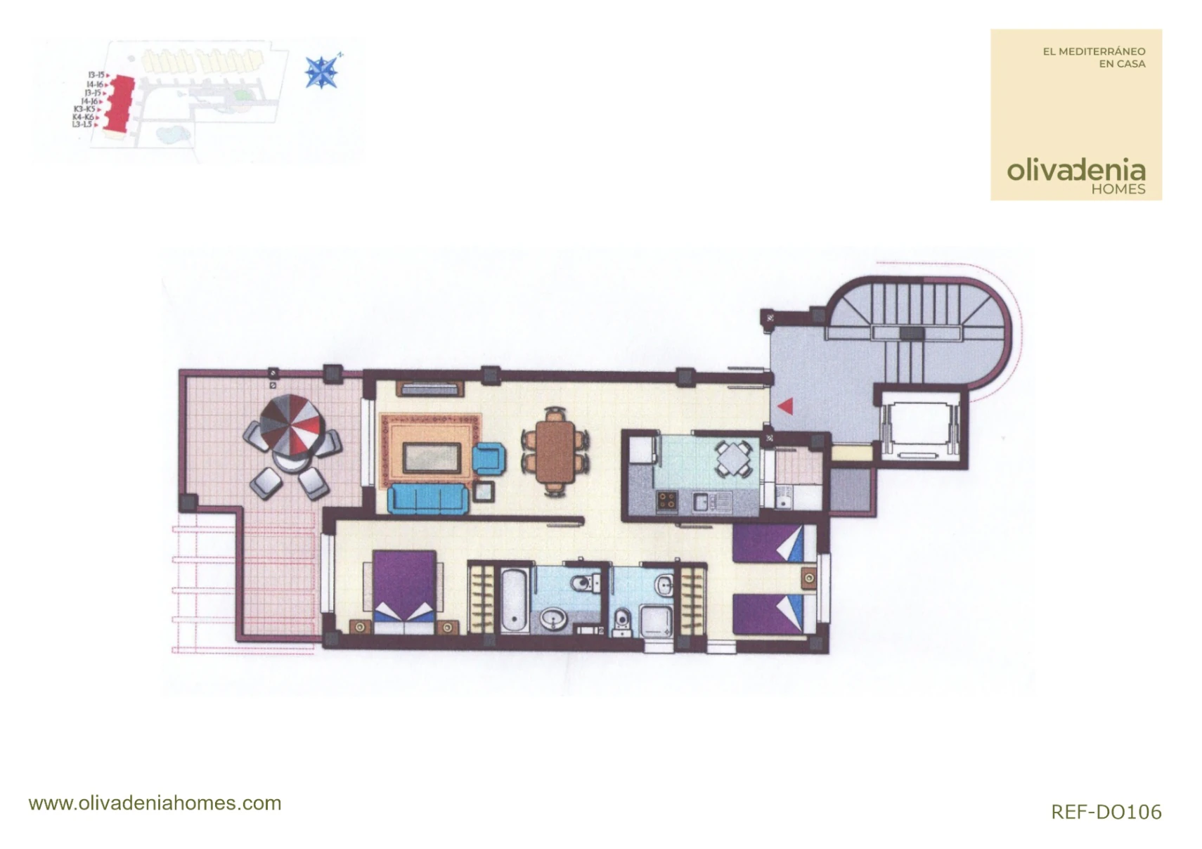 Apartamento en Denia, primera linea de mar