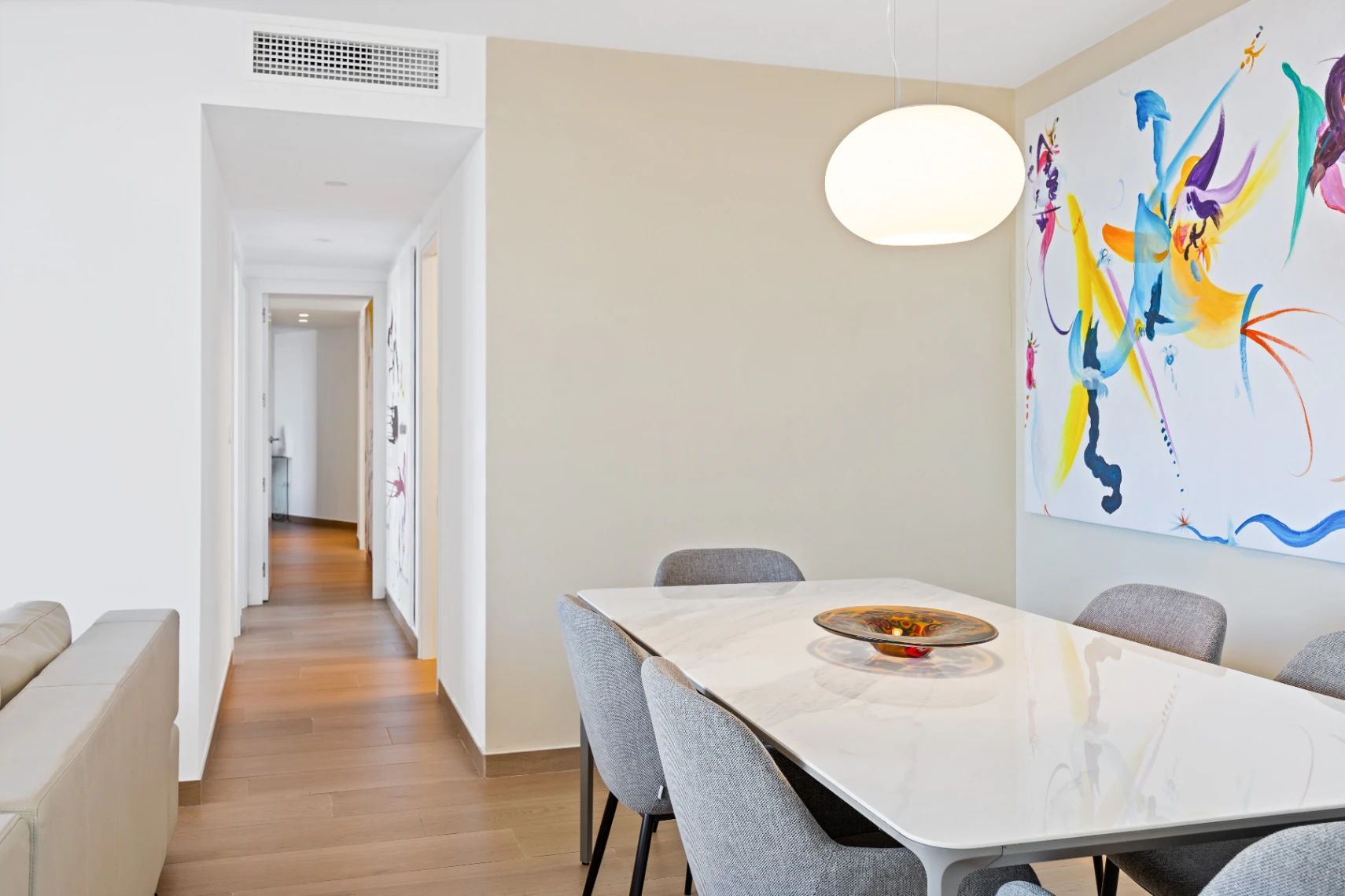 Ático con espectaculares vistas frontales al mar y terraza de 36 m² en Dénia