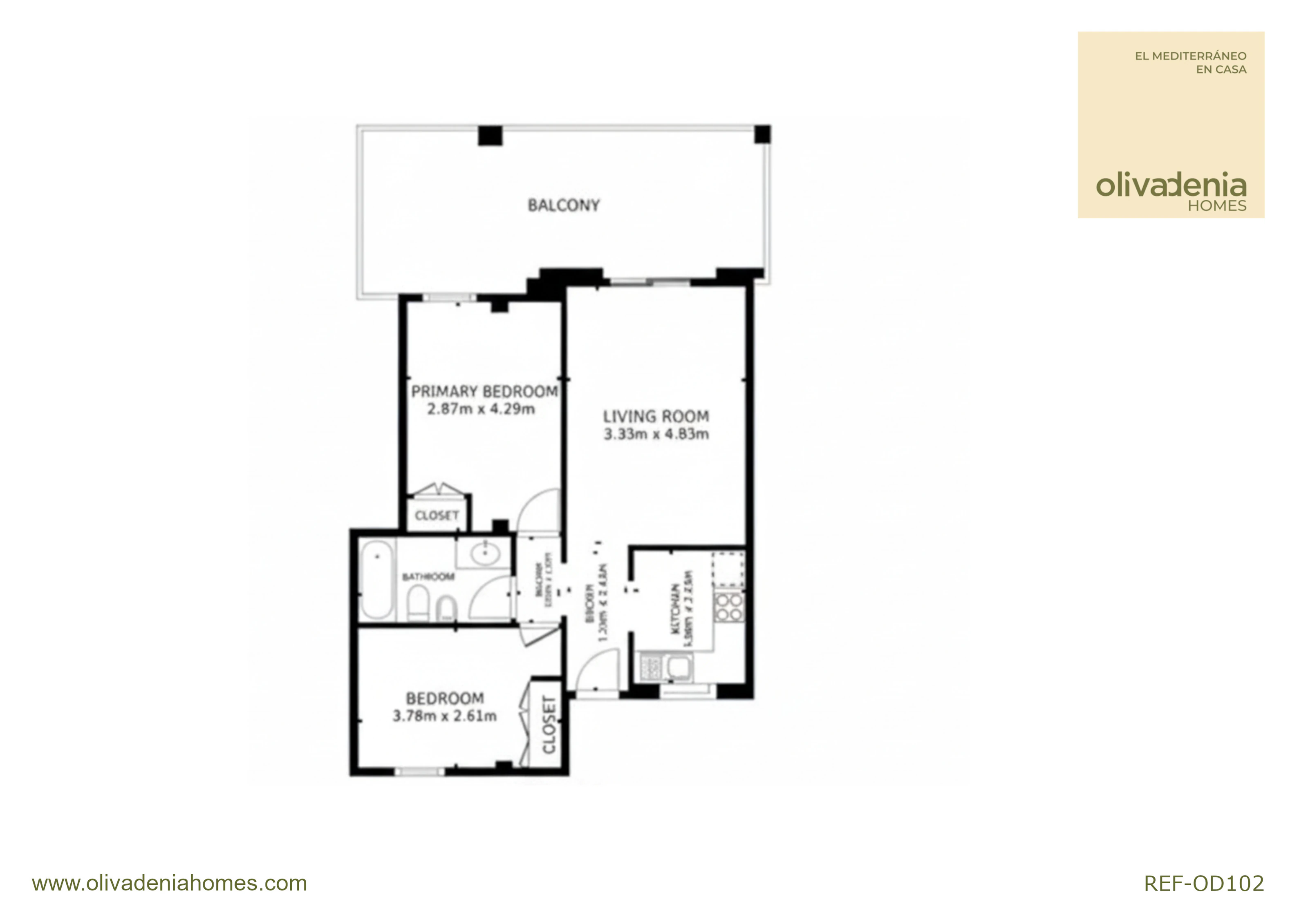 Apartment in the Rapdells area with 2 bedrooms