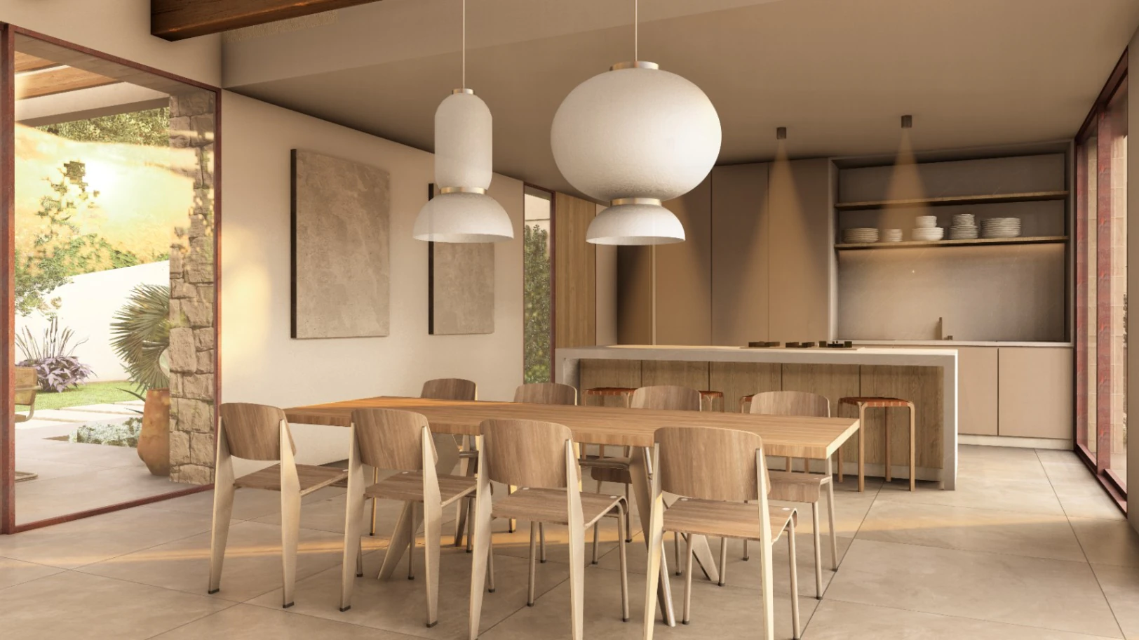 Chalet de nueva construcción en 2025 en Las Rotas con vistas panorámicas a mar y montaña