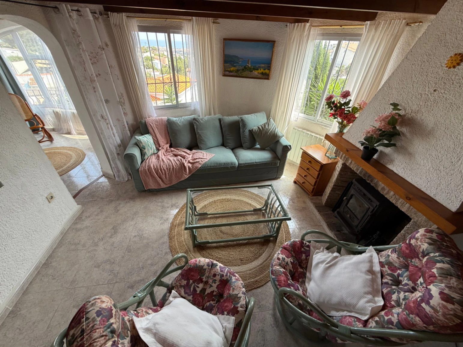 Encantadora villa en la zona del Montgó con vistas panorámicas al mar, al castillo y a la ciudad de Dénia
