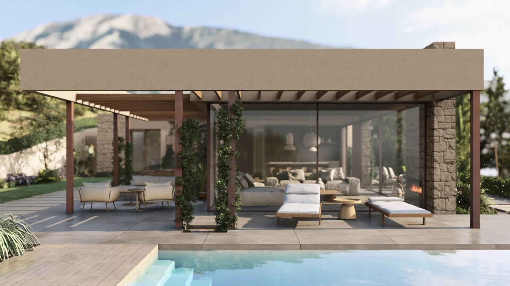 Chalet de nueva construcción en 2025 en Las Rotas con vistas panorámicas a mar y montaña