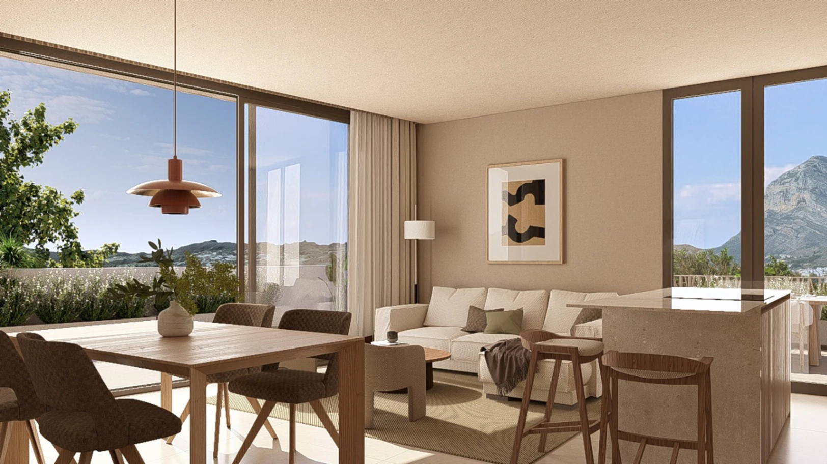 El Cielo de Xàbia: Ático Exclusivo con Terraza de 90 m² en Blooming Village.