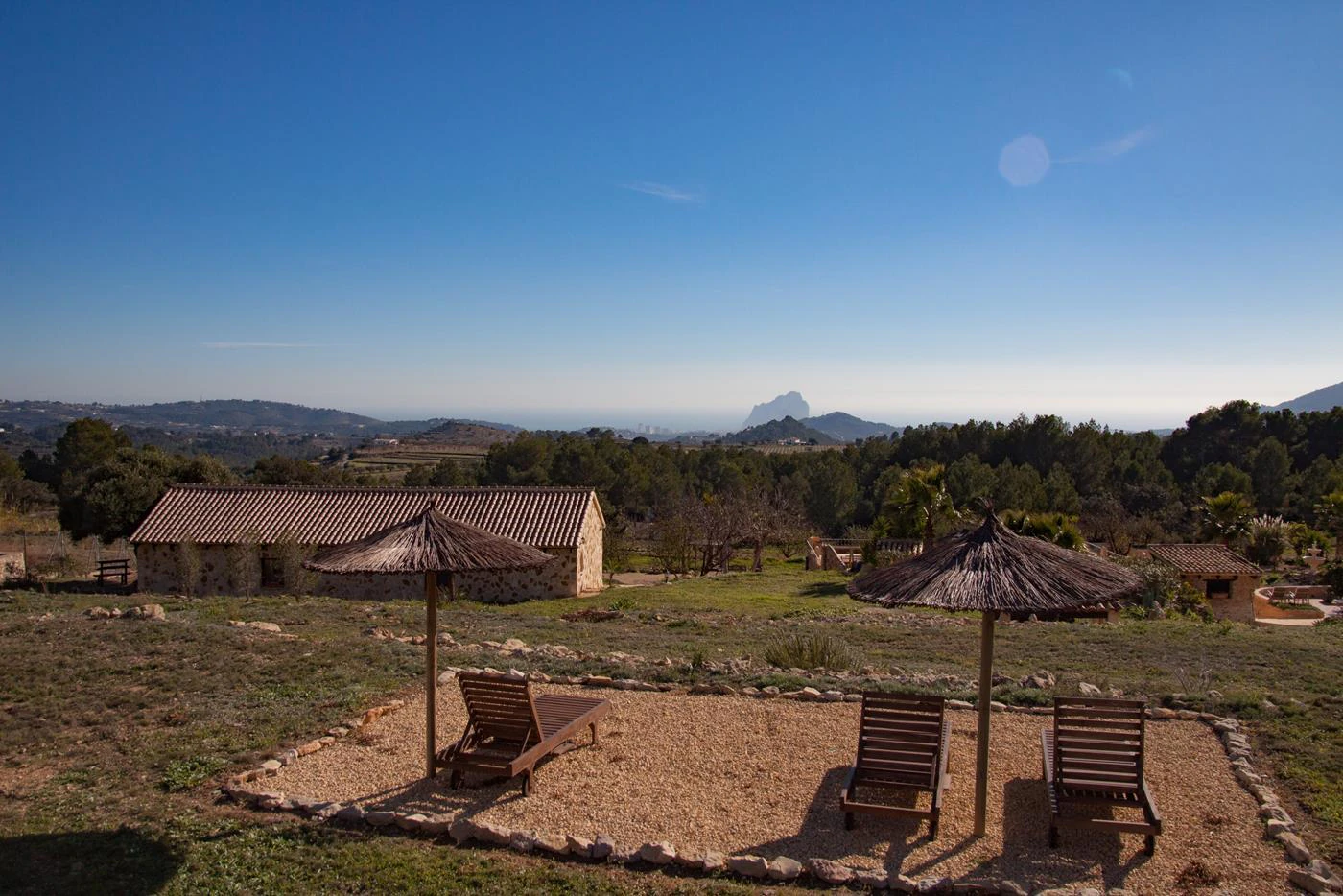 Huge country house with sea views in Benissa
