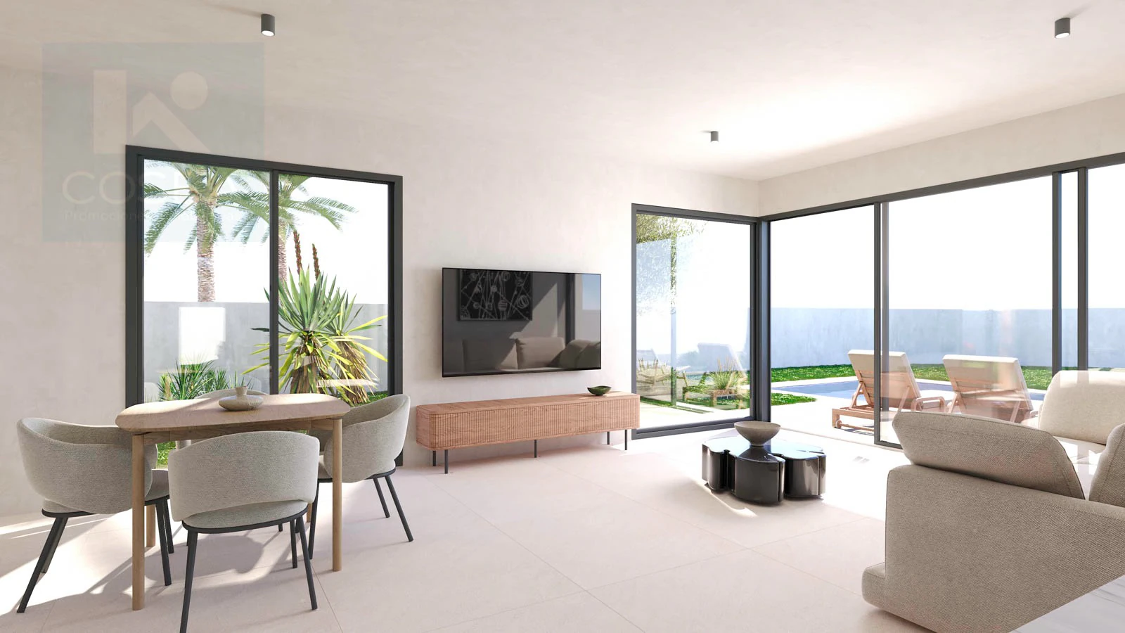 Nieuw project: Moderne villa’s met zwembad in Els Poblets. Instapklaar
