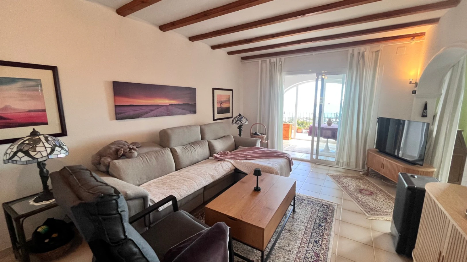 Townhouse with panoramic sea views in Moraira
