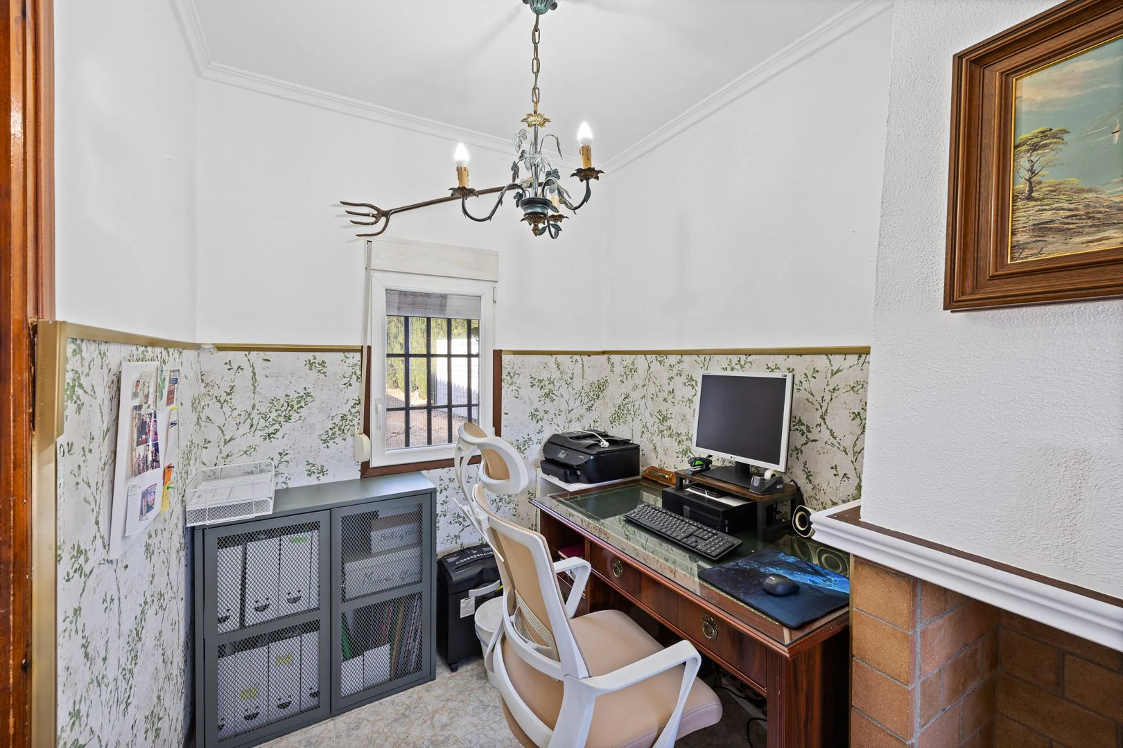 Large rustic estate comprising two houses and stables for horses.
