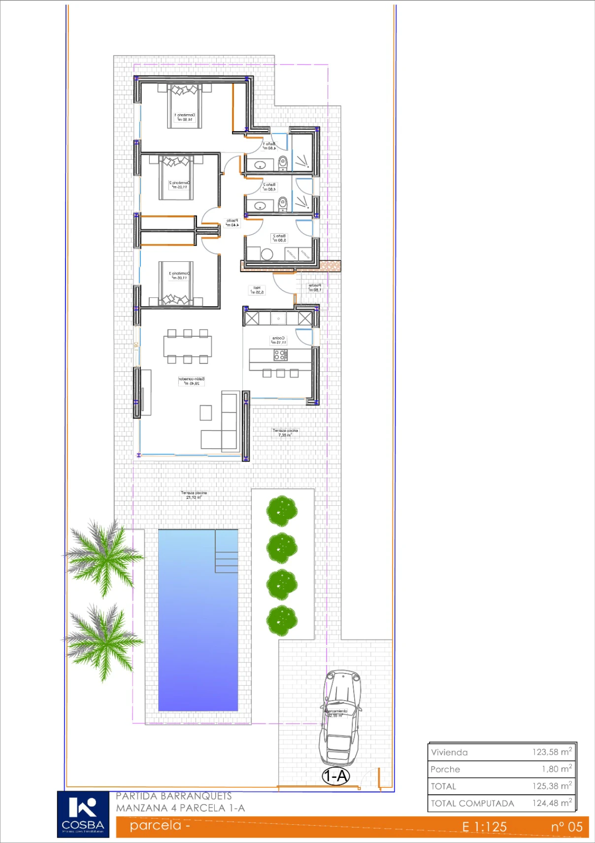 Nueva promoción villas modernas con piscina en Els Poblets. Llave en mano