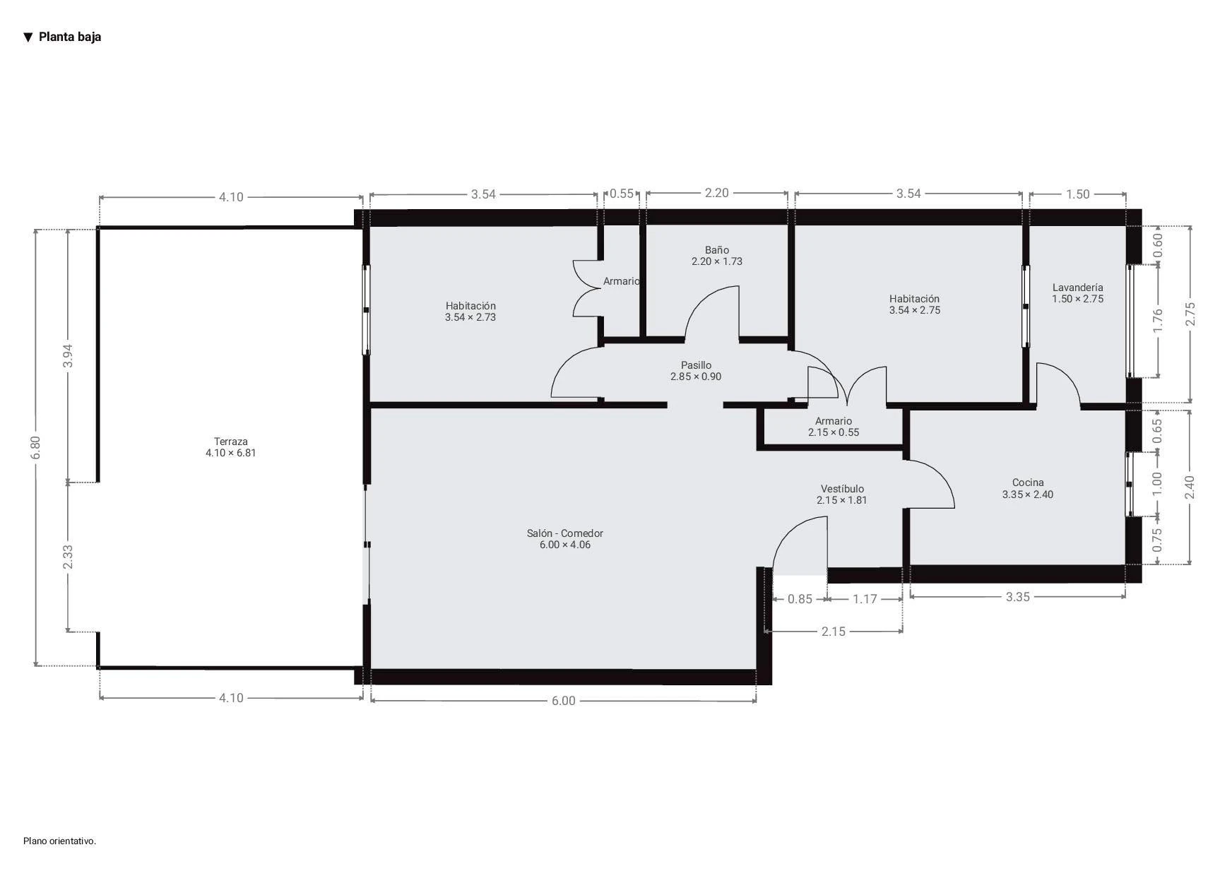 Apartamento en planta baja con vistas frontales al mar en Las Marinas