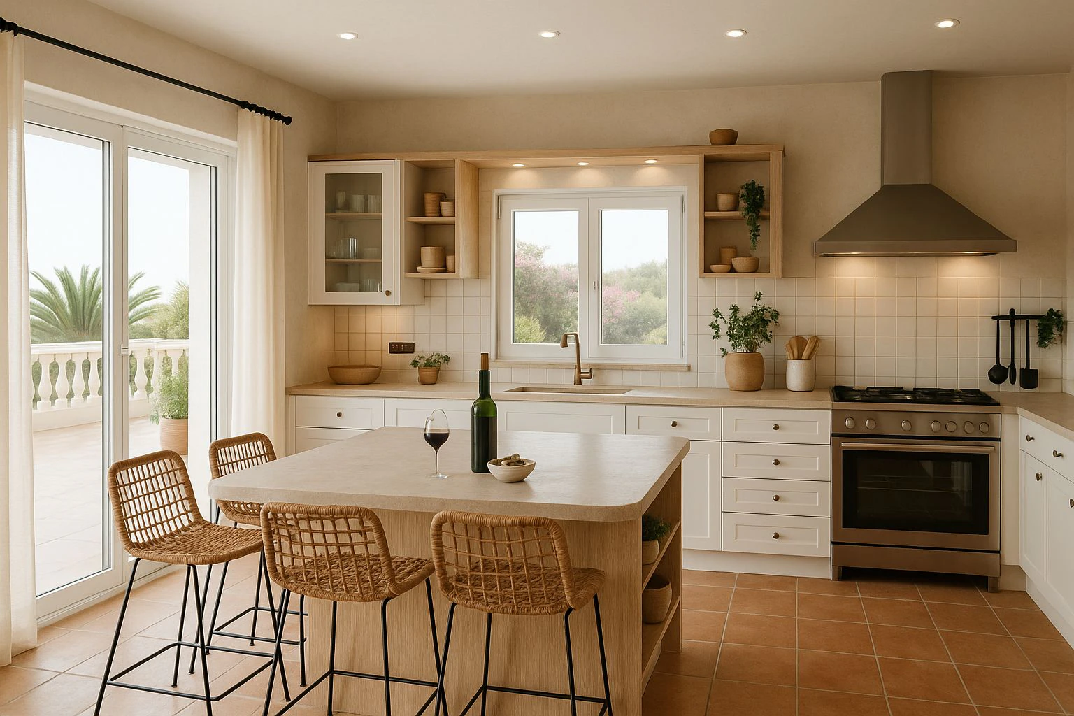 Villa de luxe de style classique à Moraira avec vue au mer