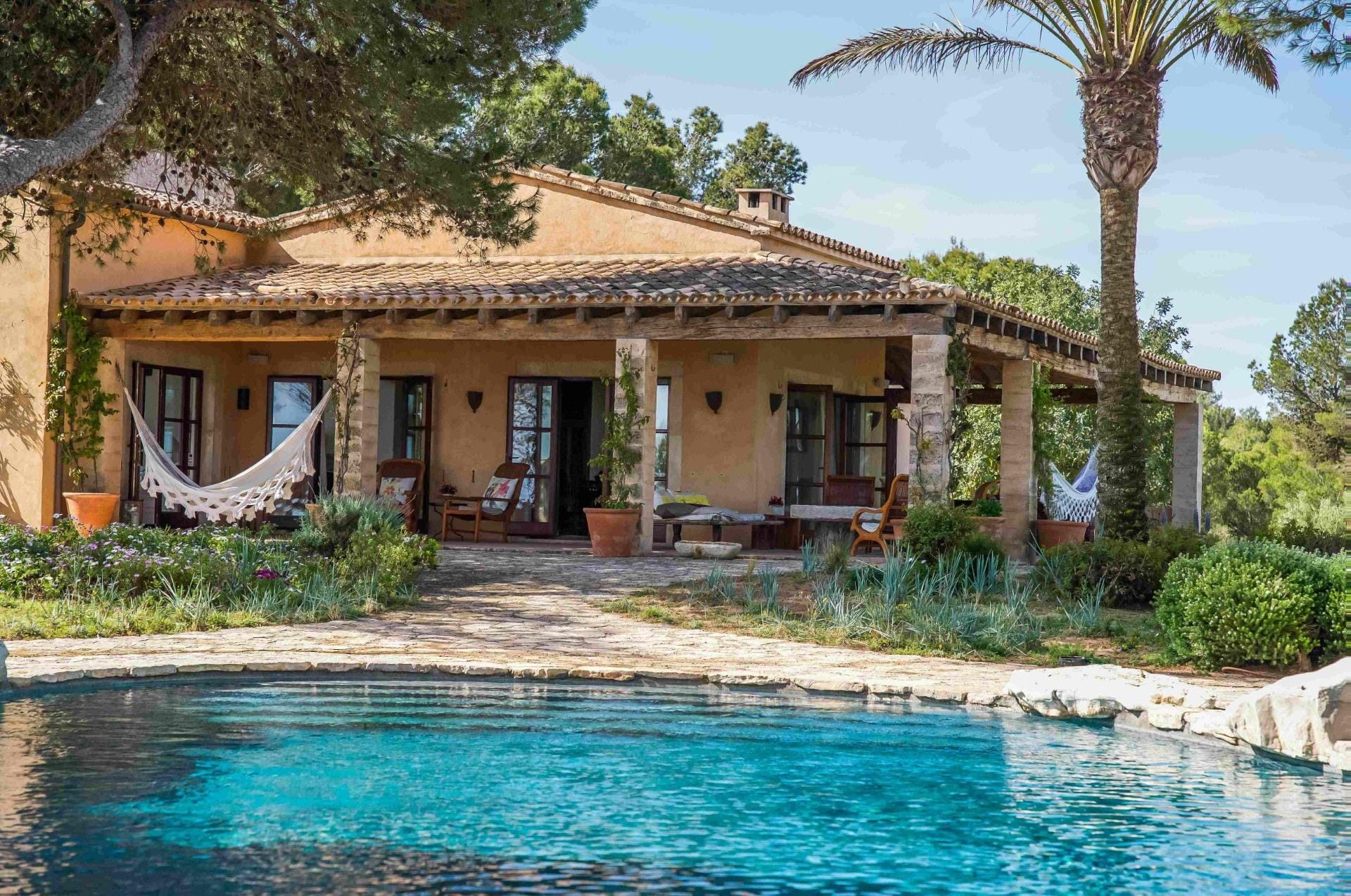 Finca única en Mallorca con impresionantes vistas de toda la bahía