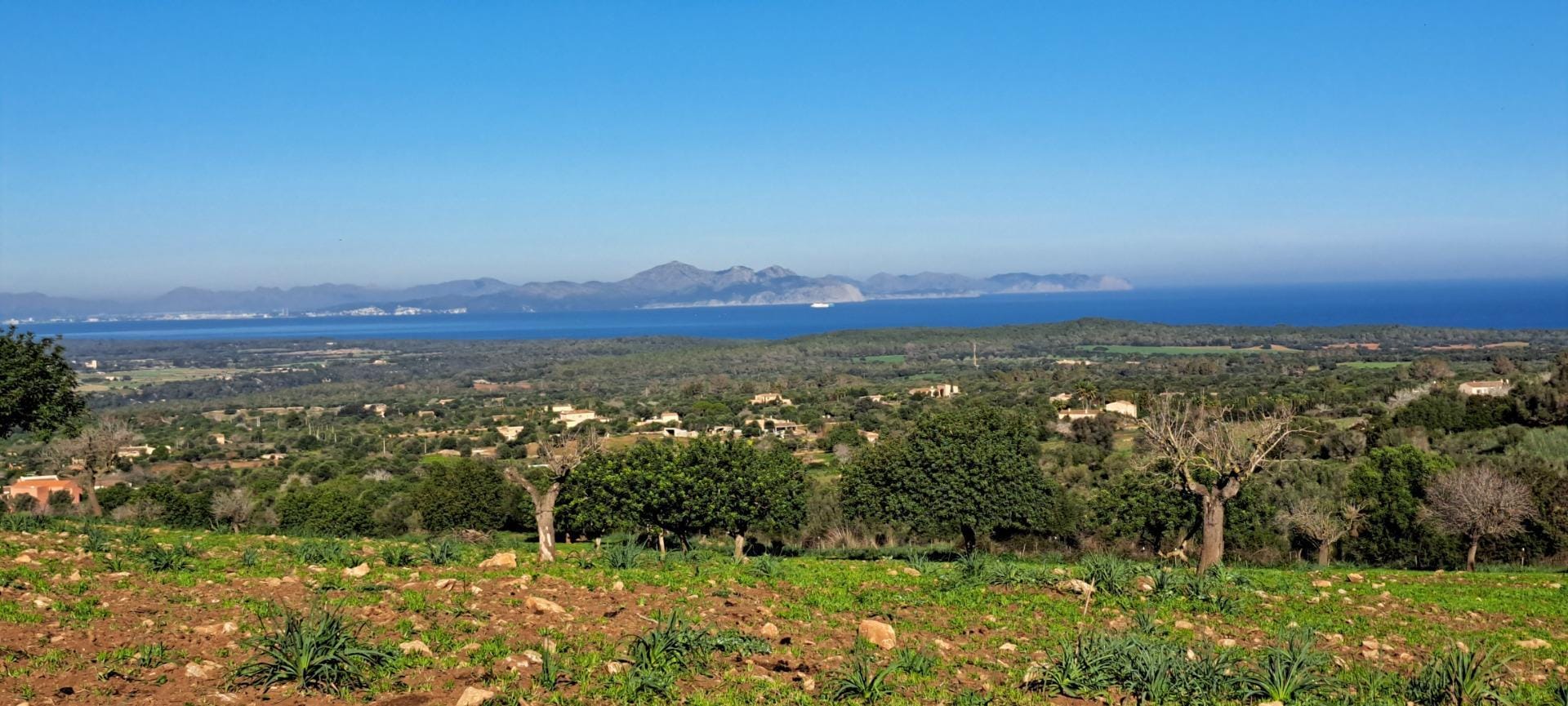 Ubicación sensacional dentro de una zona natural prácticamente virgen que ofrece vistas infinitas de la bahía de Alcudia, Formentor y la sierra de Tramontana
