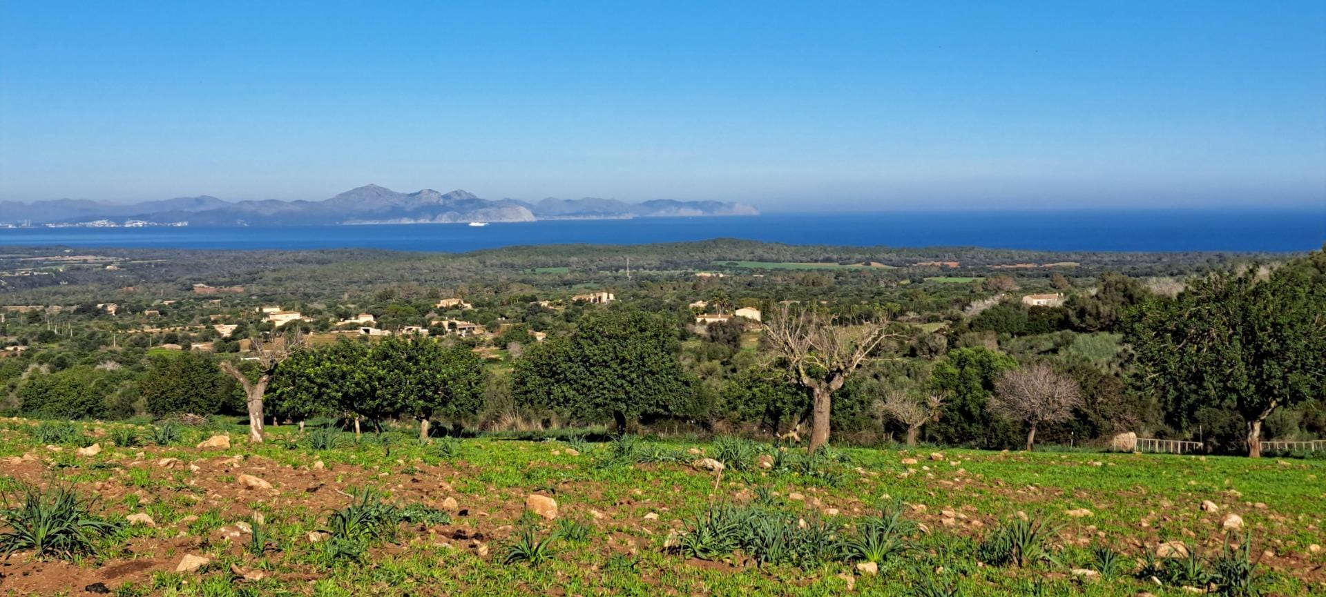 Ubicación sensacional dentro de una zona natural prácticamente virgen que ofrece vistas infinitas de la bahía de Alcudia, Formentor y la sierra de Tramontana