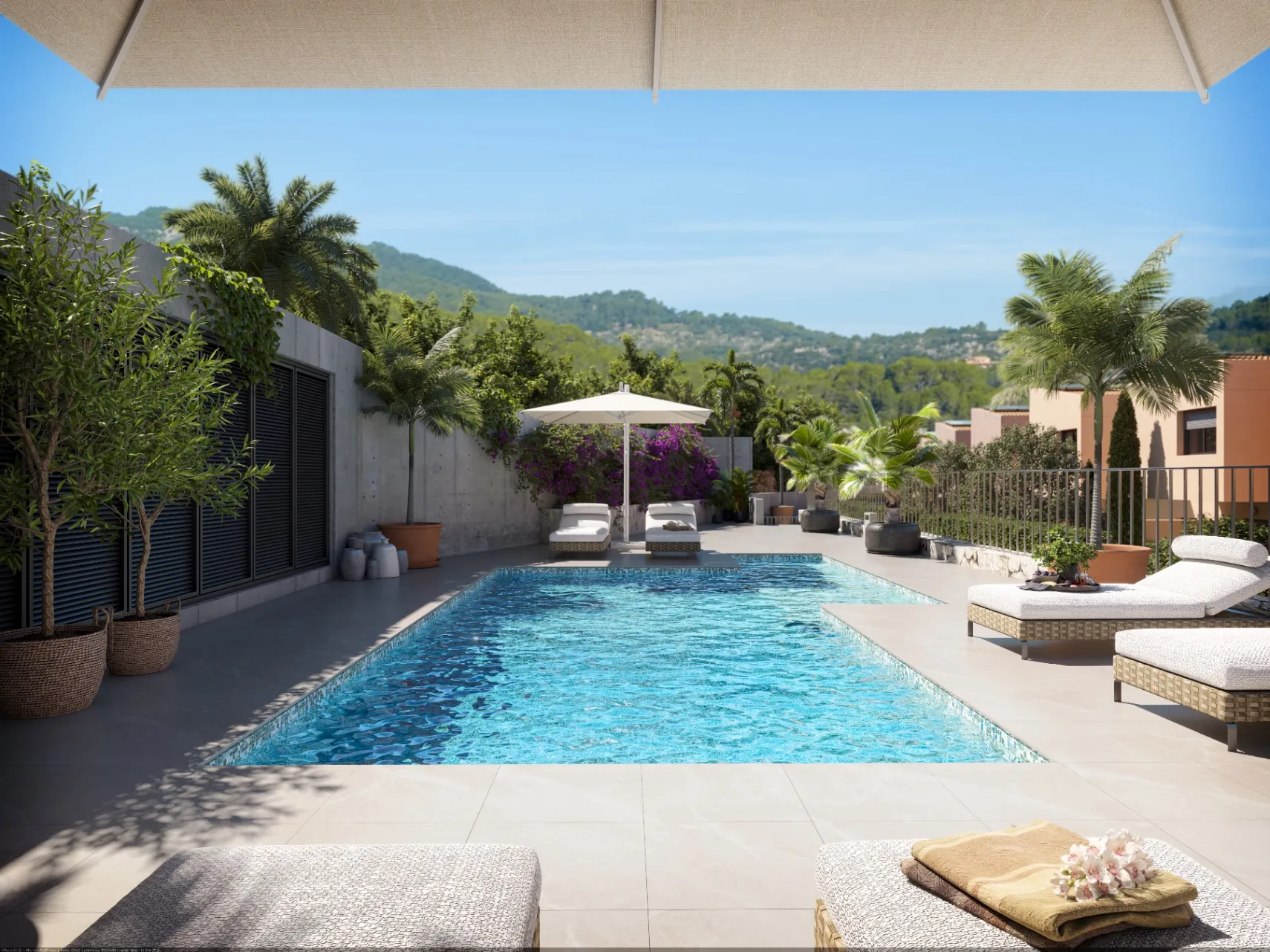 Casa adosada en venta en Esporles con 3 dormitorios y piscina