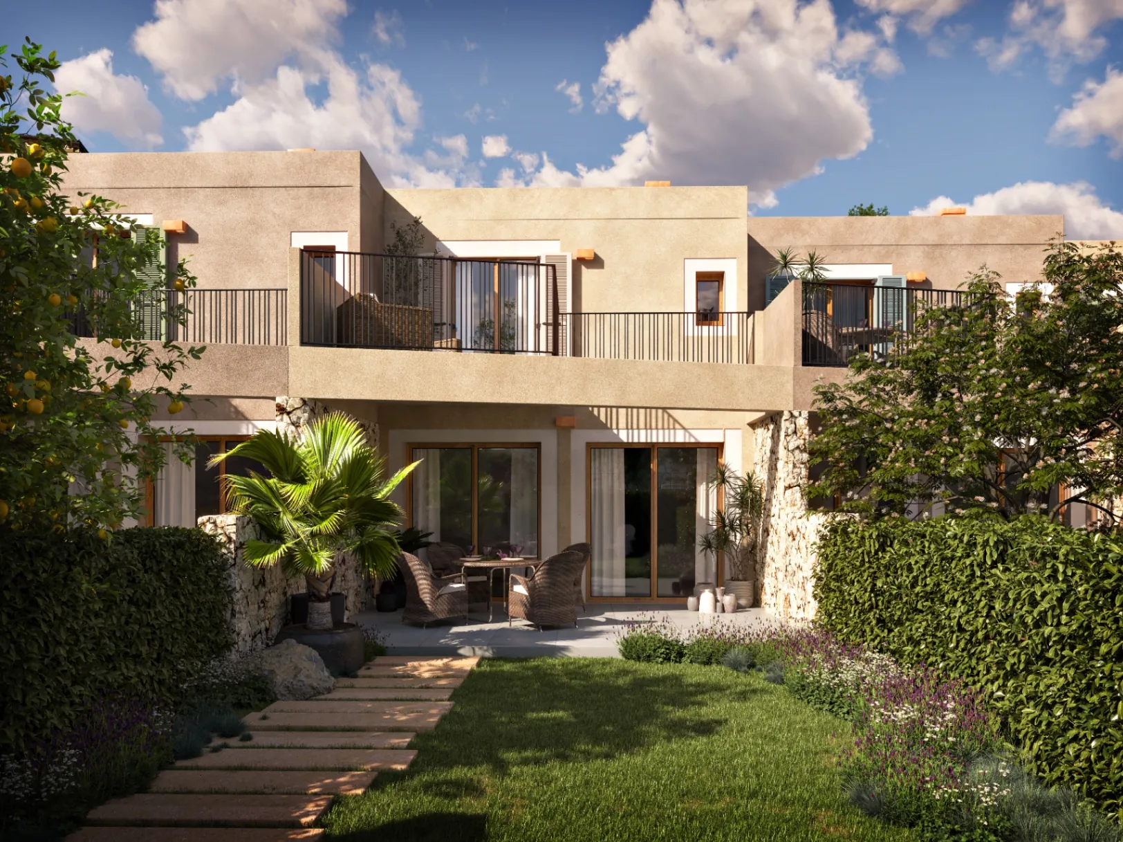 Adosados de obra nueva en Artà: Diseño contemporáneo y esencia mallorquina