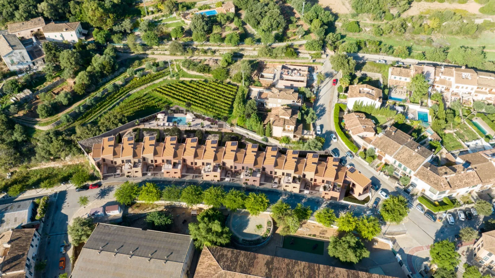 Casa adosada en venta en Esporles con 3 dormitorios y piscina