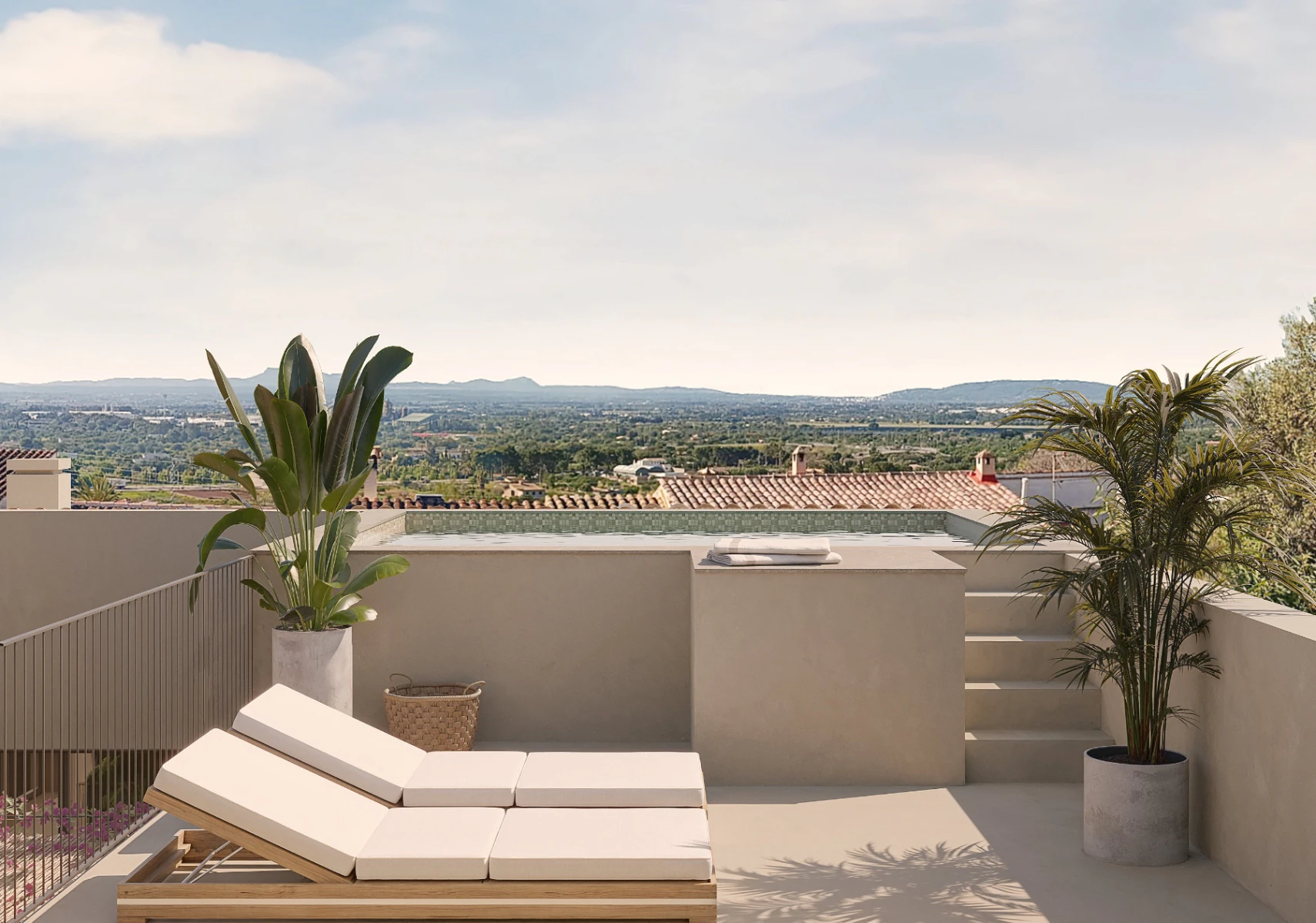 Exclusivo proyecto: Casa de pueblo de diseño con gran terreno y piscina en azotea en Lloseta