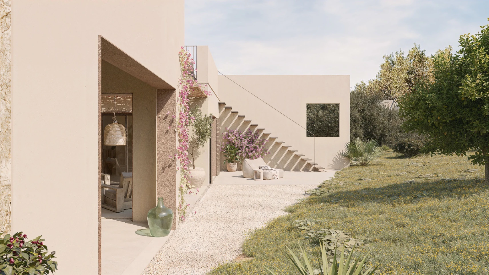 Exclusivo proyecto: Casa de pueblo de diseño con gran terreno y piscina en azotea en Lloseta