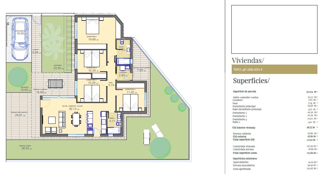 2 Bedroom, 2 Bathroom Villas for sale in Polop