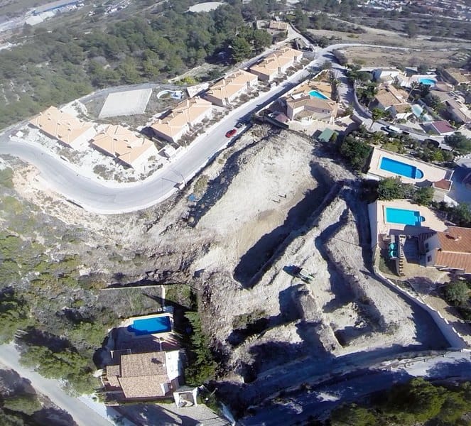 4 percelen met zeezicht te koop in Calpe