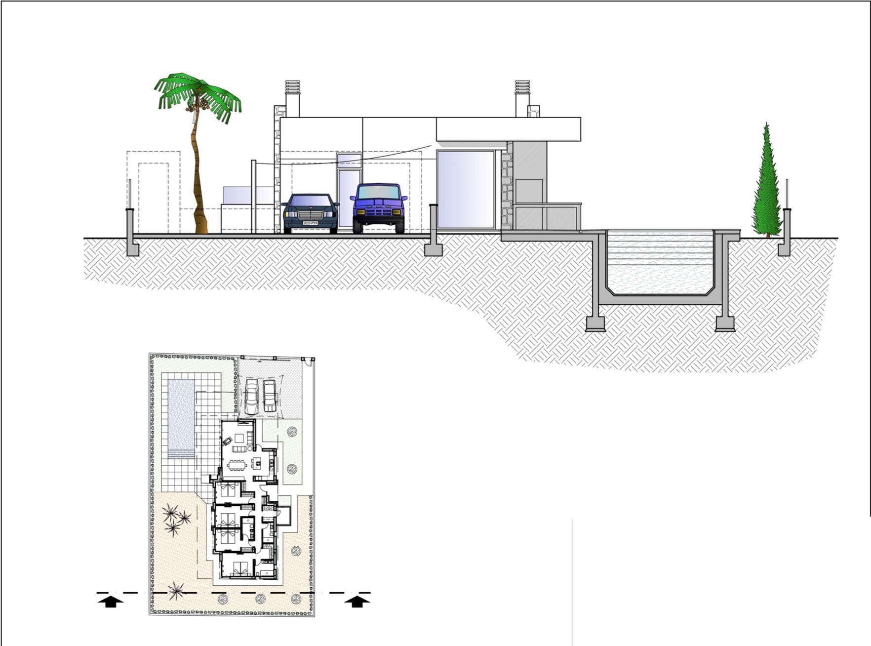 Proyecto de villa moderna en venta en Calpe