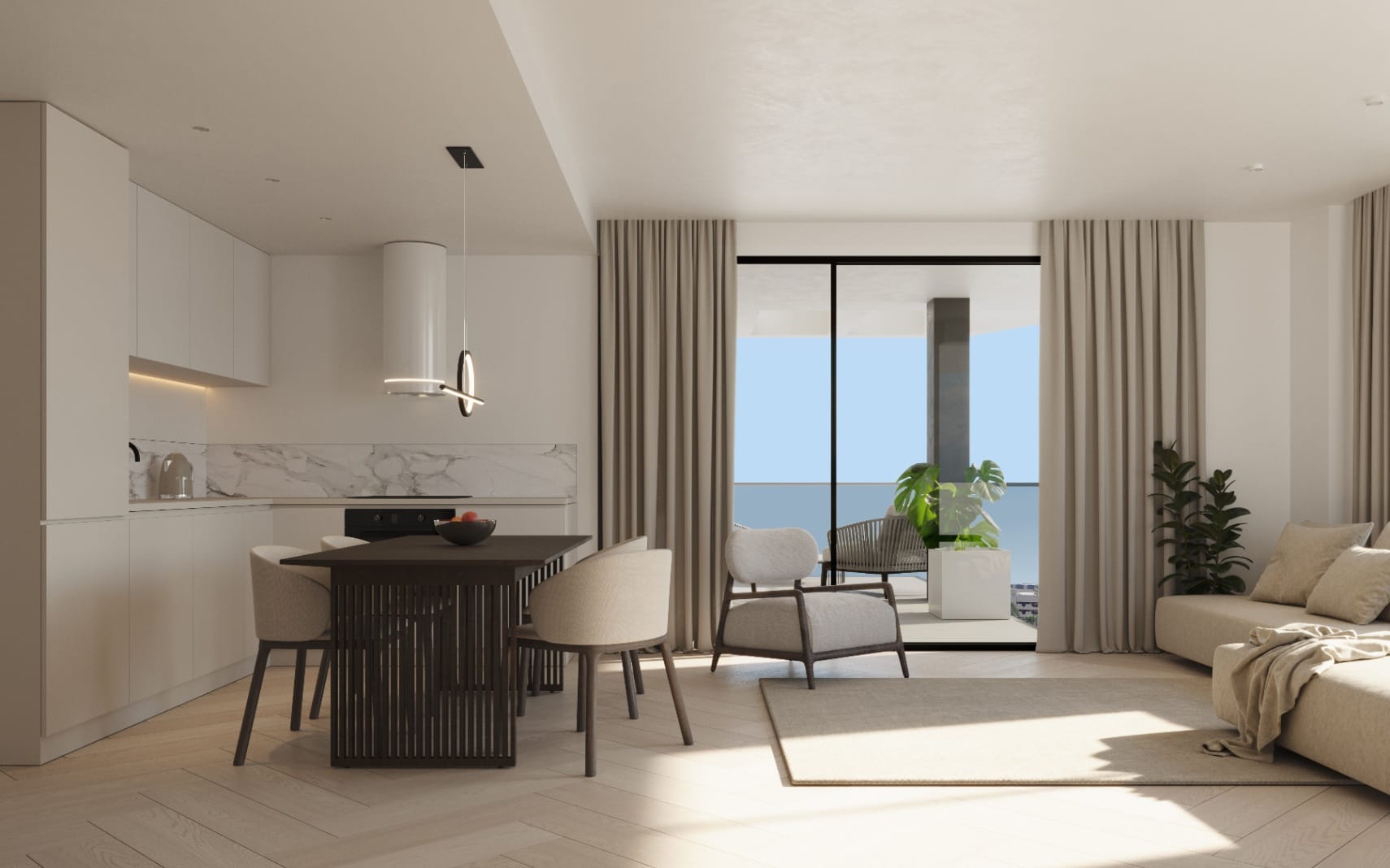 Neue Penthäuser in Calpe zum Verkauf