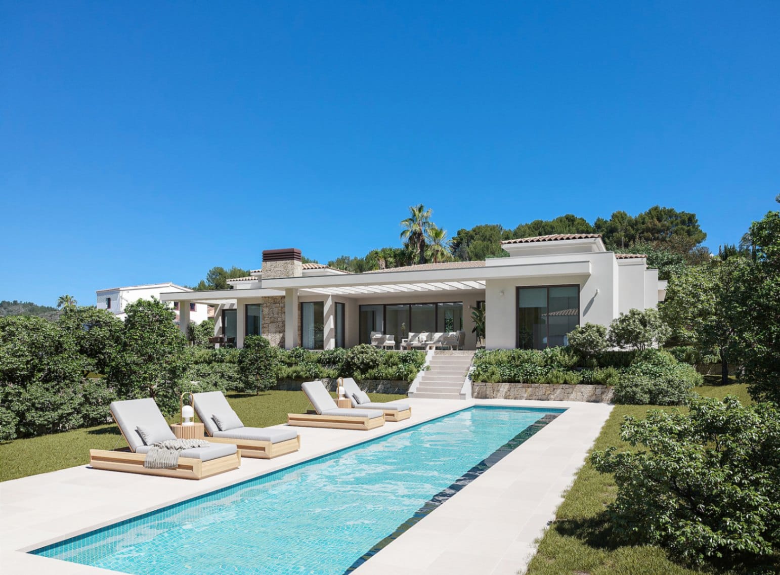 CC-2-48953 - Elegante einstöckige Villa zum Verkauf in Javea