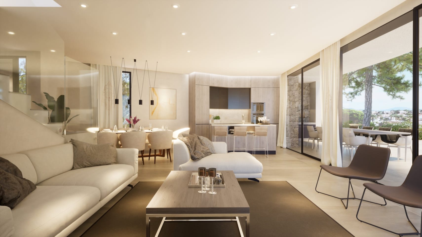 Proyecto: lujosa villa con vistas al mar en venta en Calpe