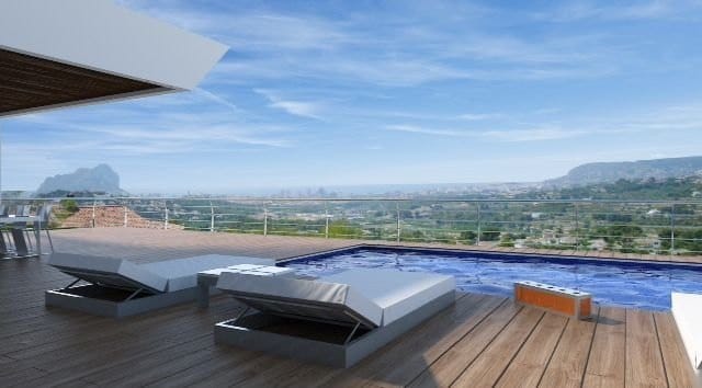 Villa de lujo con vista al mar en venta en Calpe