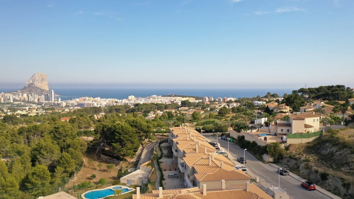 4 percelen met zeezicht te koop in Calpe