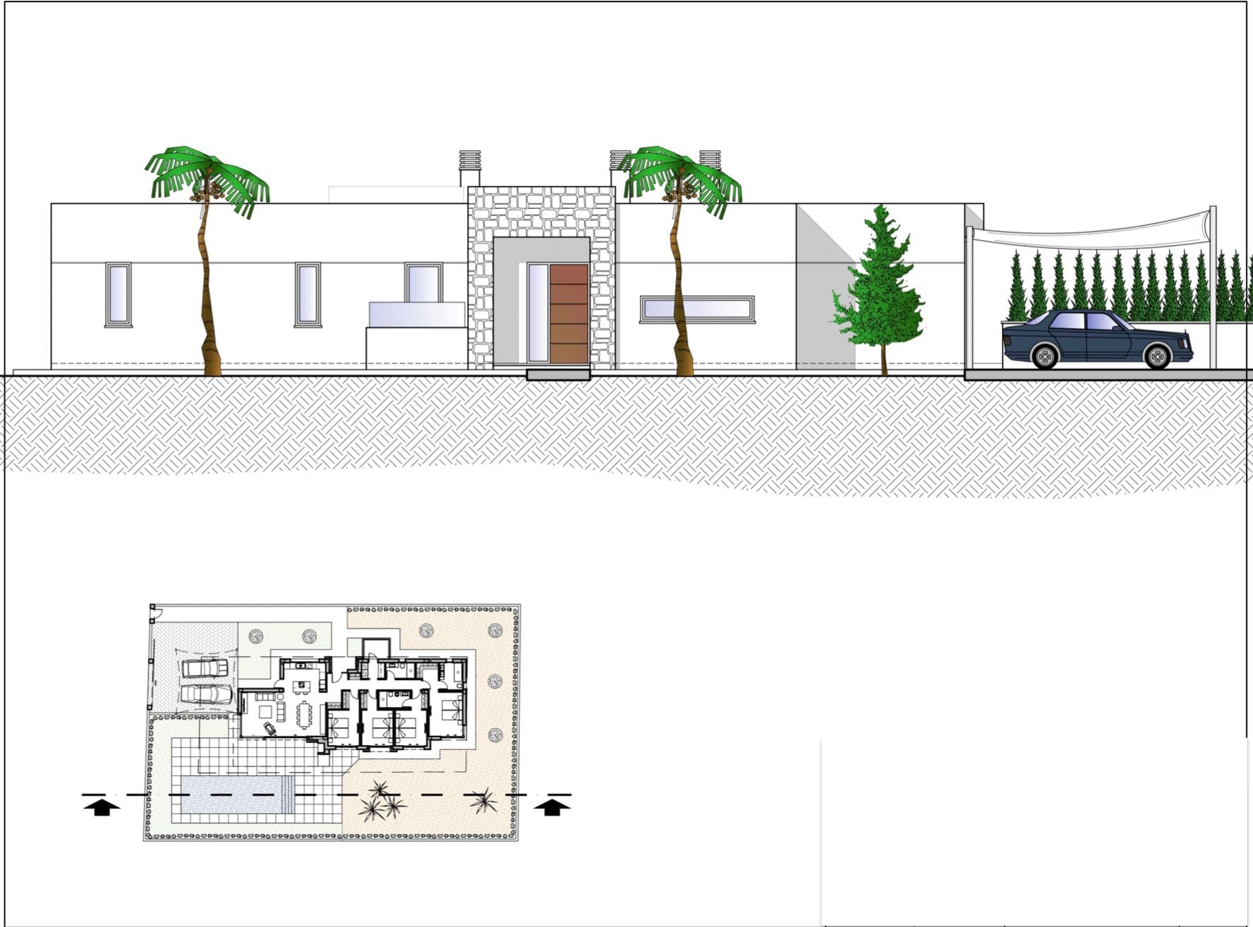 Proyecto de villa moderna en venta en Calpe