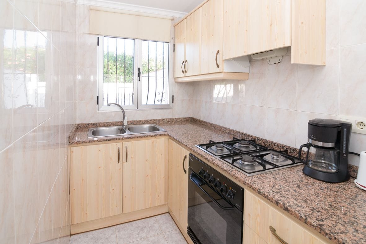 Large villa with guest house close to the beach.
