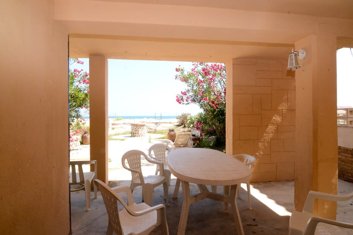 Villa on 1st line of beach in les Marines, in Dénia.