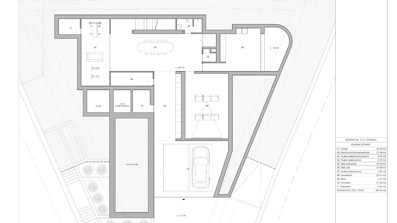 Proyecto de impresionante villa moderna en venta en Moraira