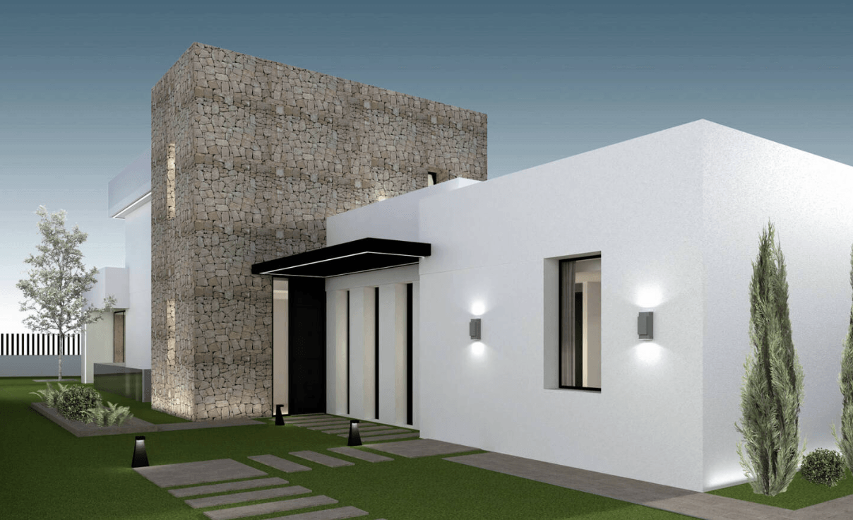 Zeitgenössisches Villenprojekt zum Verkauf in Moraira.