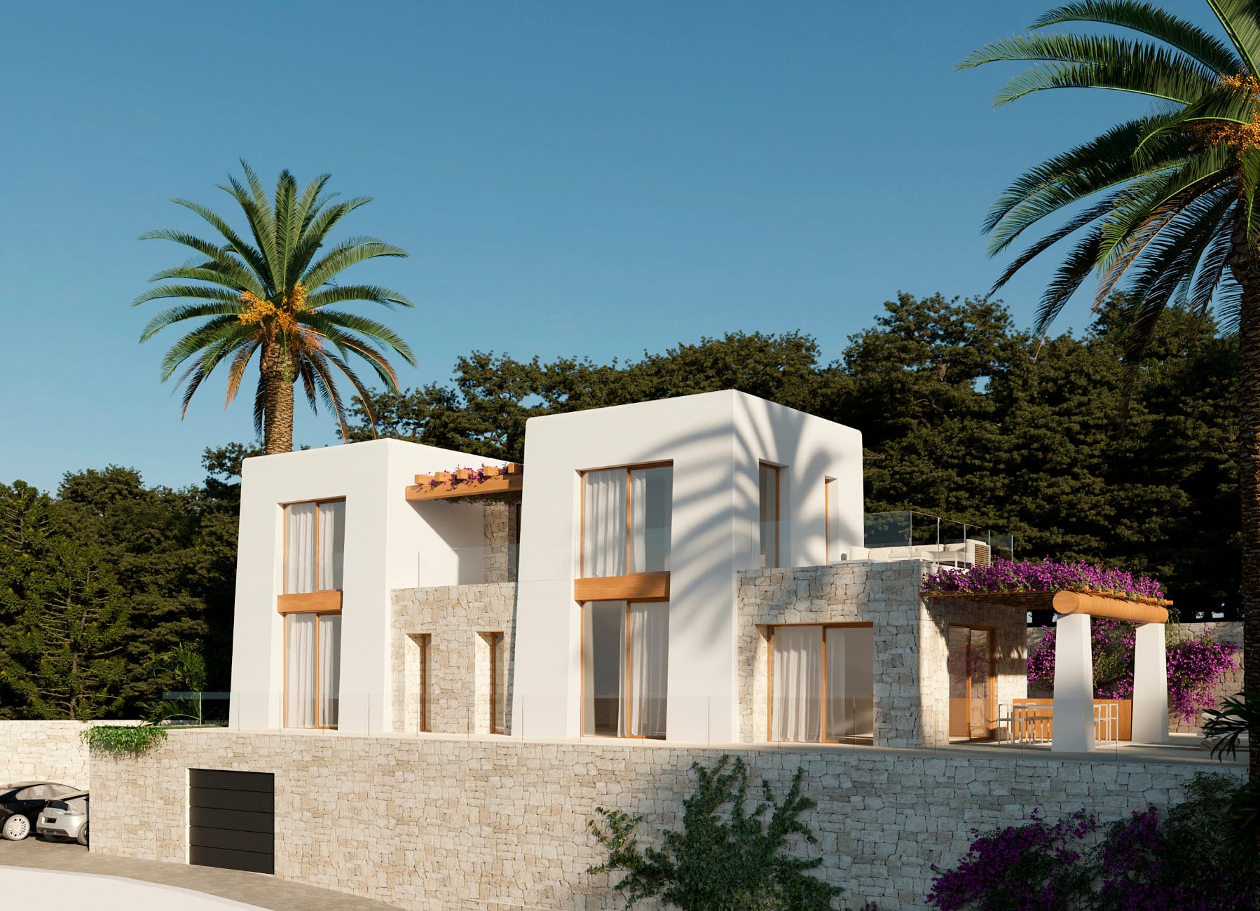 Villenprojekt mit fantastischem Meerblick zu verkaufen in Benissa