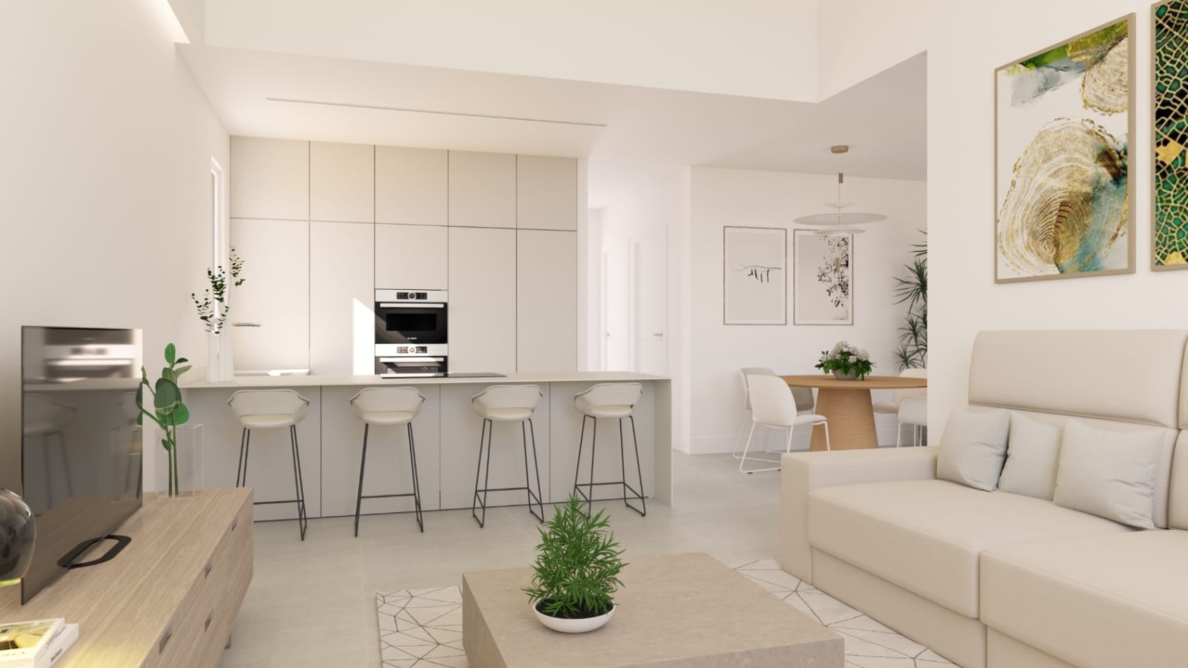 En construcción: 22 modernas villas cerca del golf en Finestrat