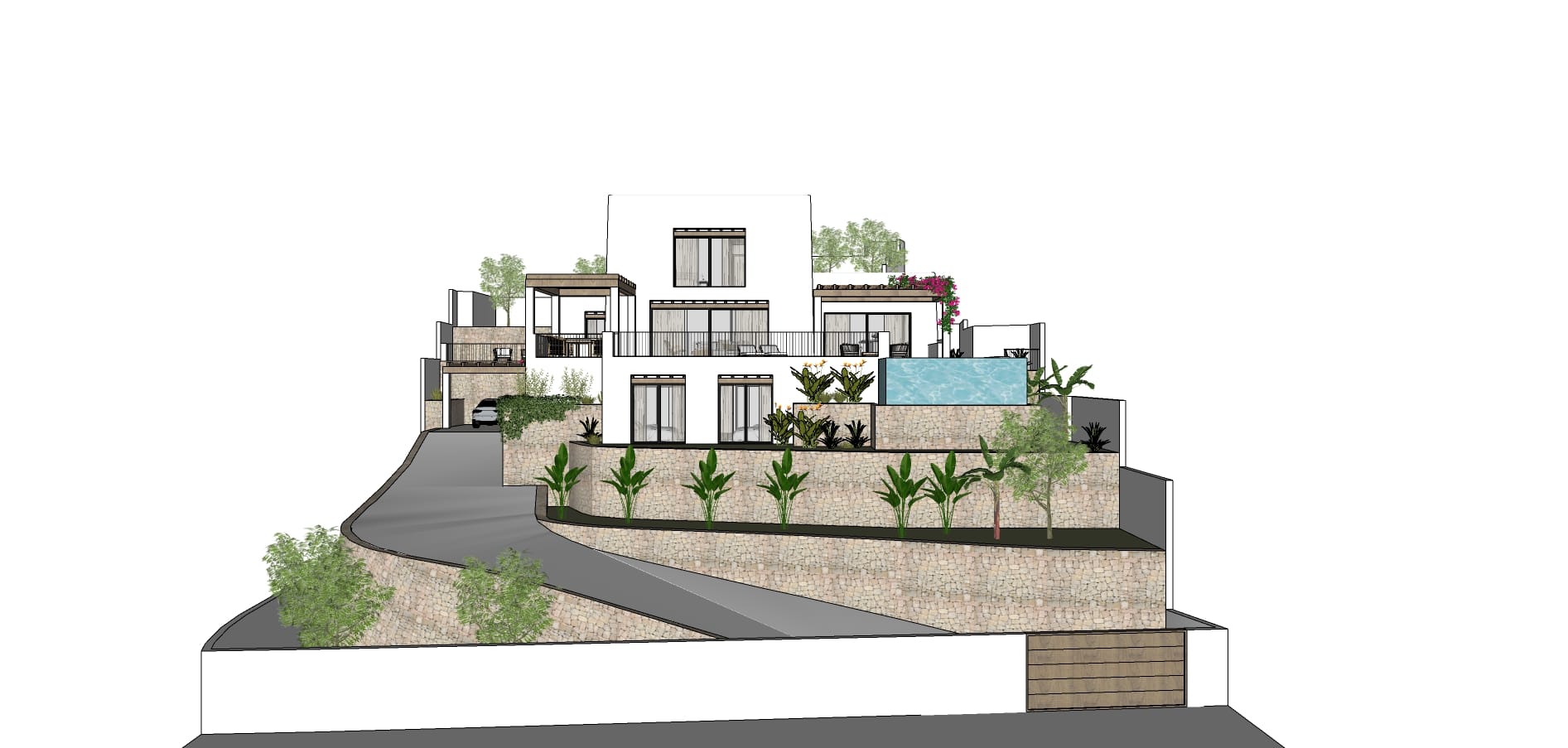 Villa im ibizenkischen Stil mit Meerblick zu verkaufen in Moraira