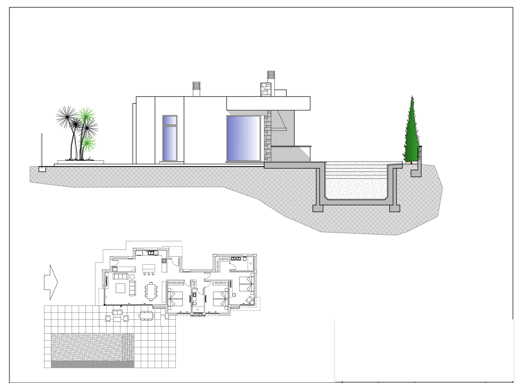 Modern villa project for sale, Calpe