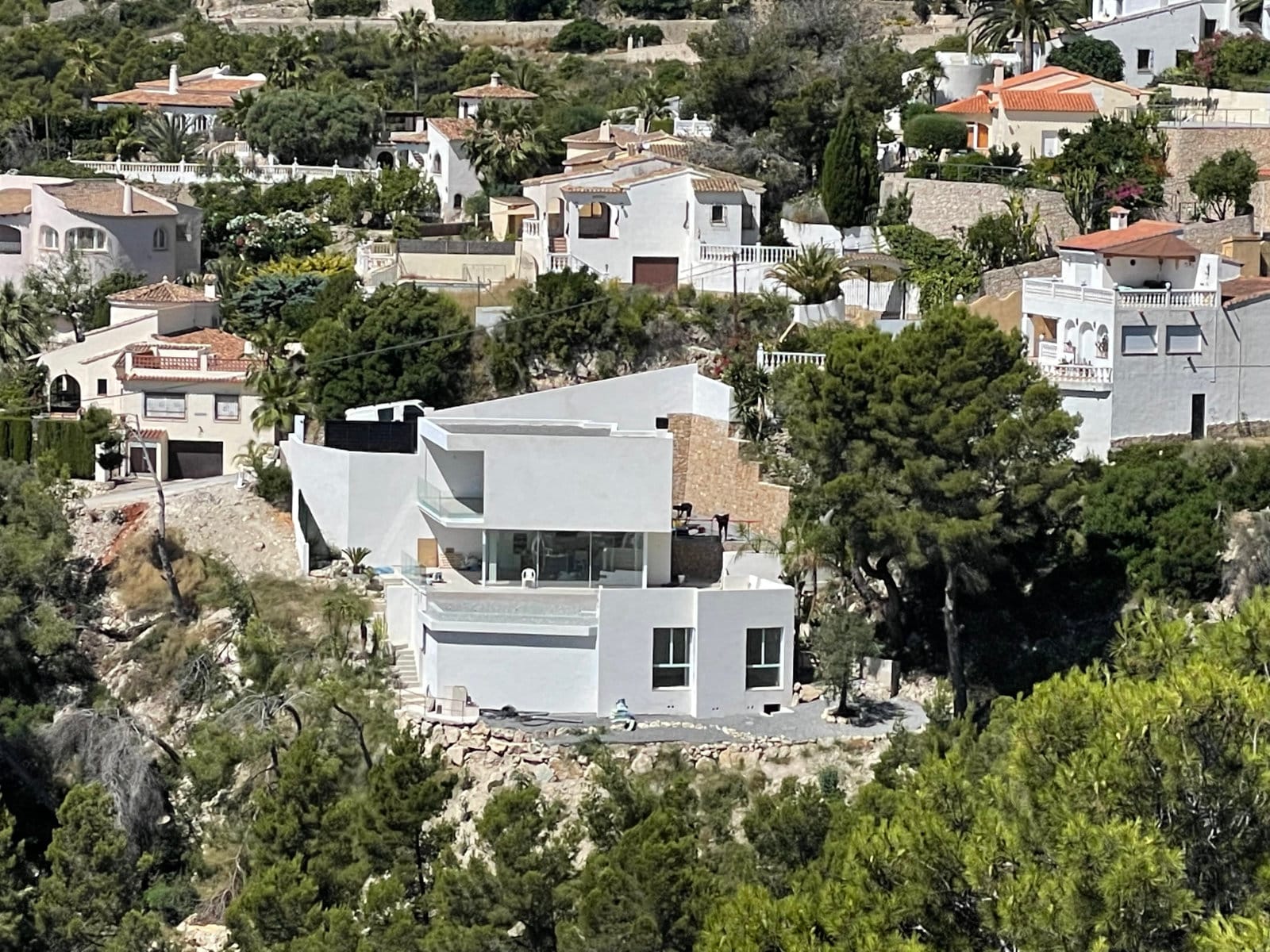Moderne Villa mit Meerblick zu verkaufen in Benissa