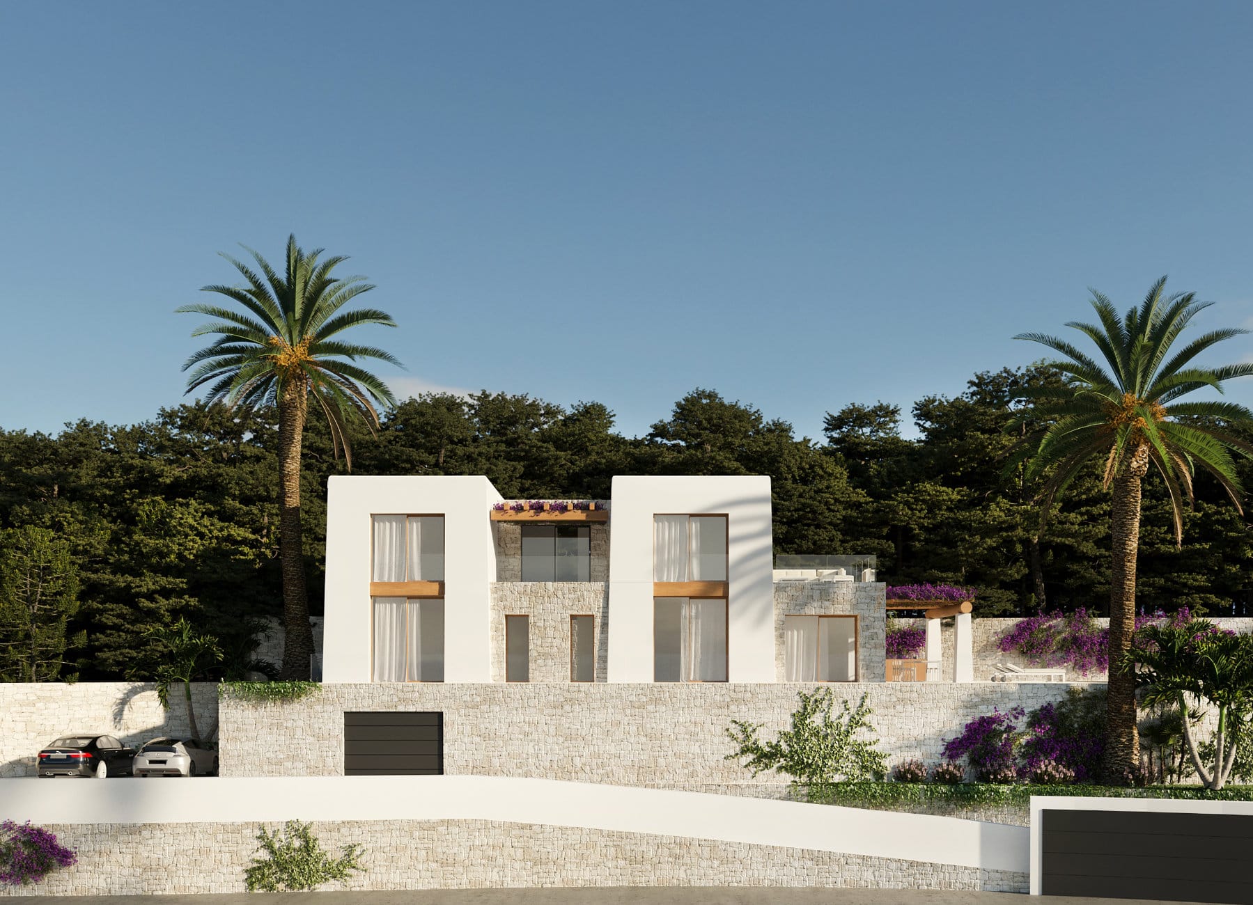 Villenprojekt mit fantastischem Meerblick zu verkaufen in Benissa