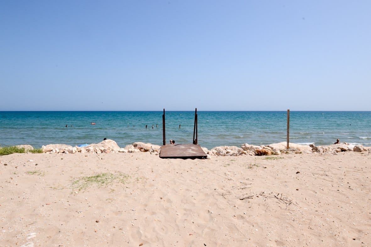 Villa on 1st line of beach in les Marines, in Dénia.