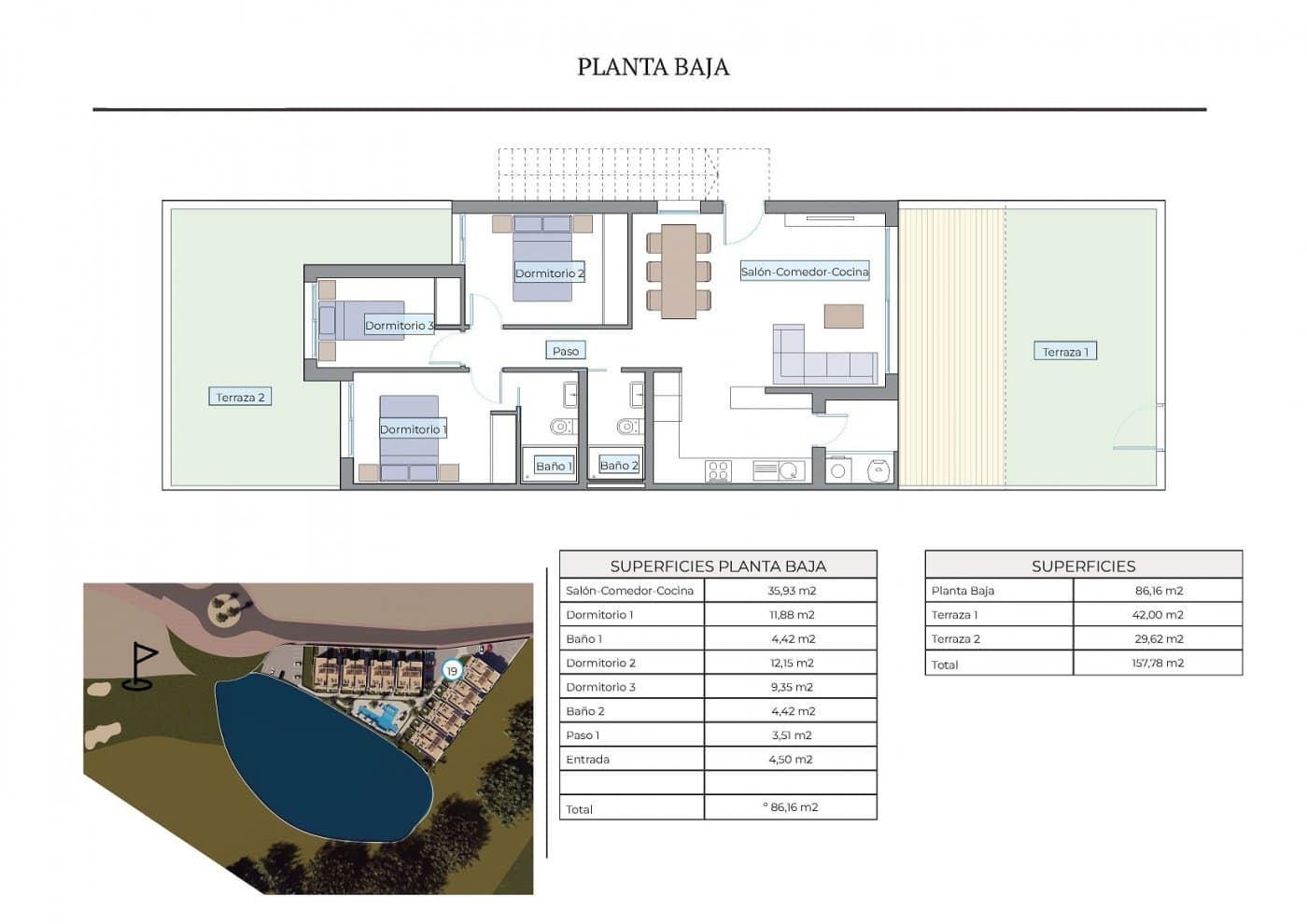 For Sale. Bungalow in Finestrat