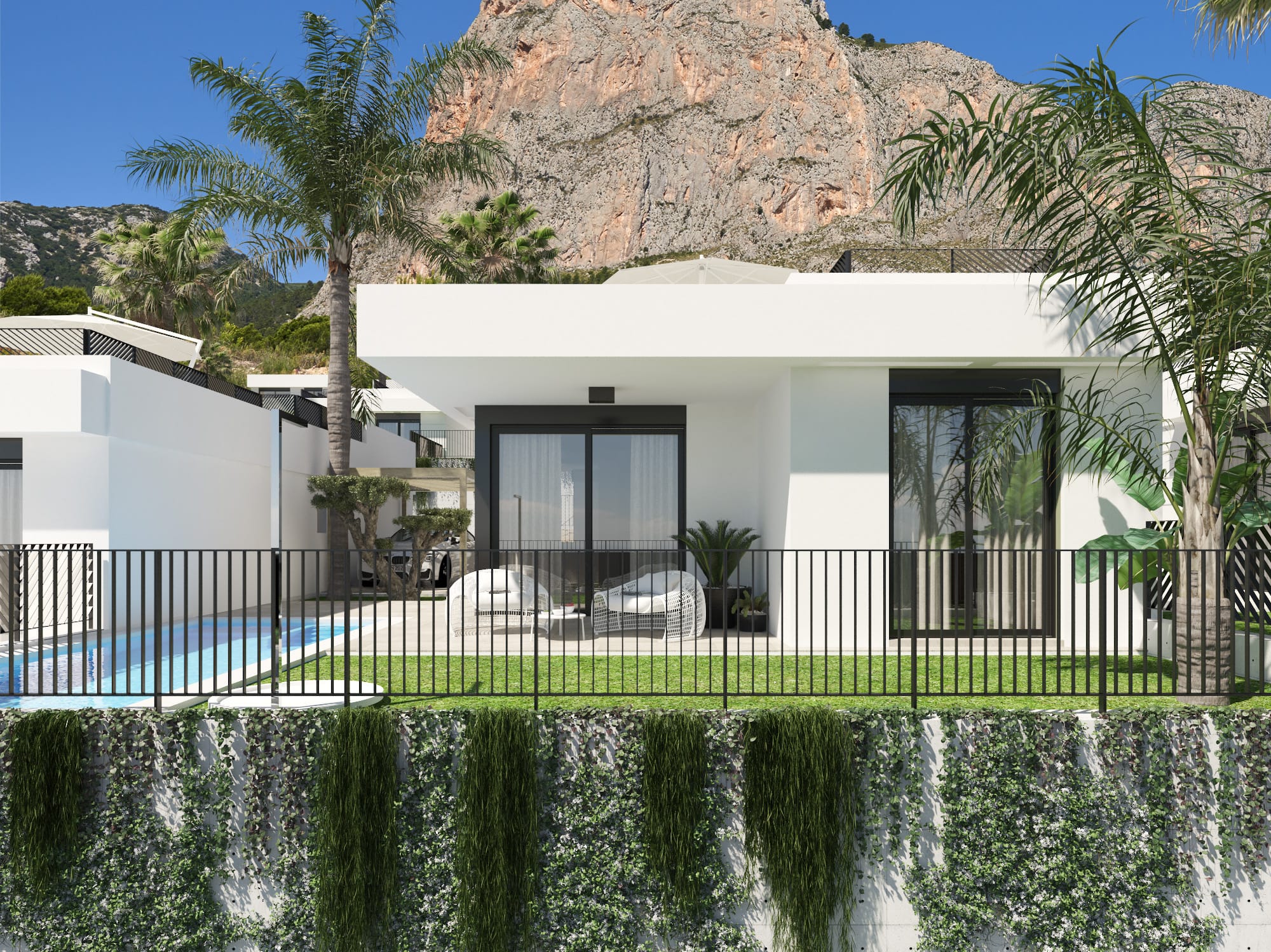 2 Bedroom, 2 Bathroom Villas for sale in Polop