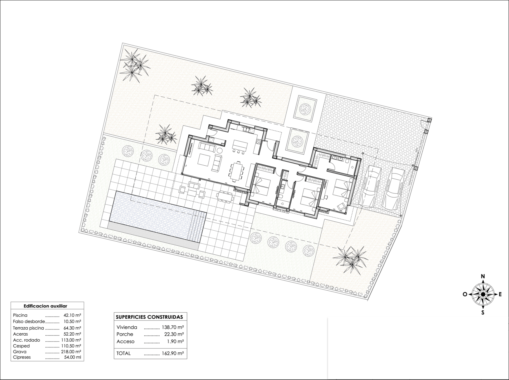 Modern villa project for sale, Calpe