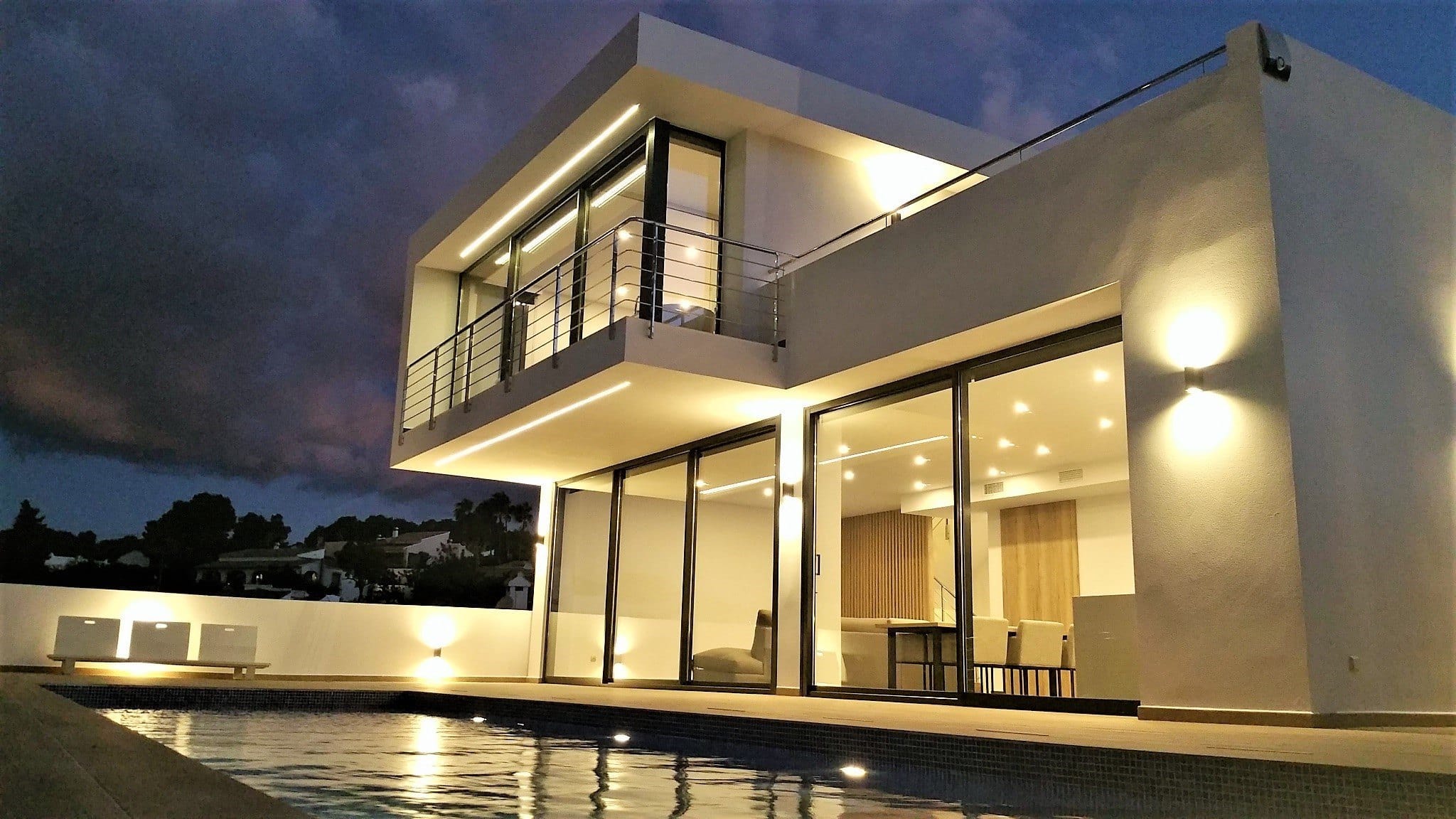 Villa-Projekt mit Meerblick zu verkaufen in Moraira
