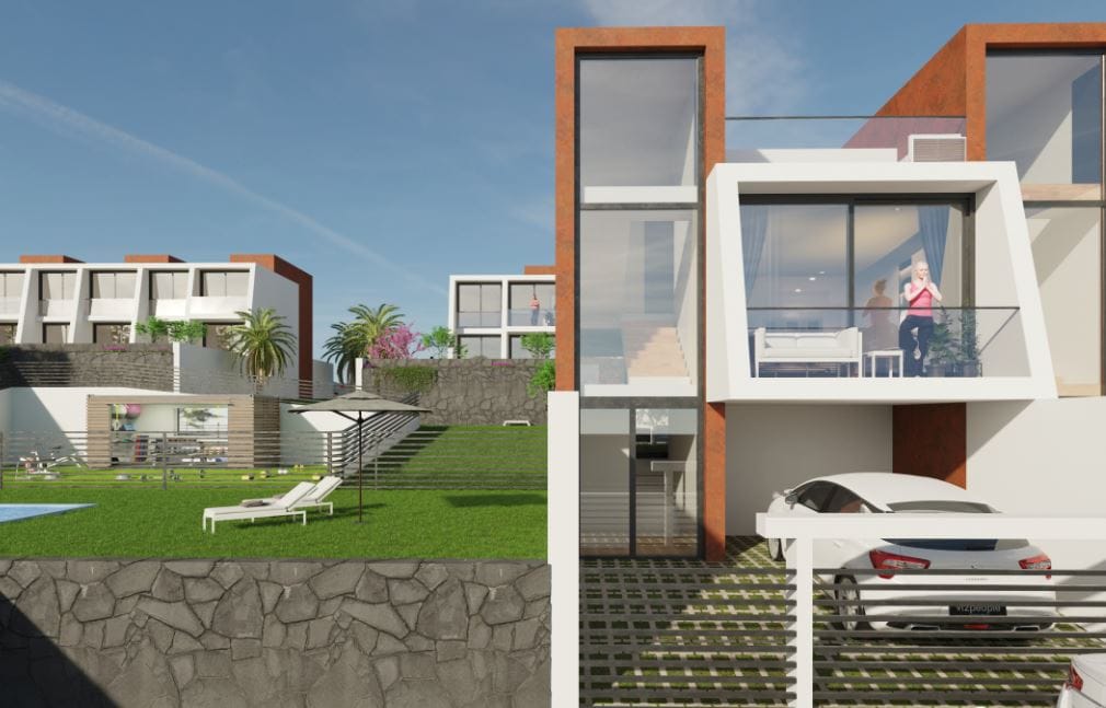 Adosados nuevos y modernos en venta en Calpe