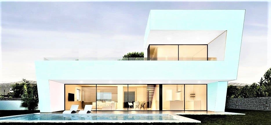Villa-Projekt mit Meerblick zu verkaufen in Moraira