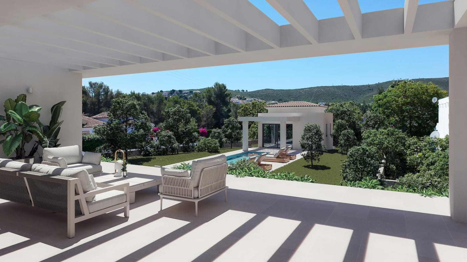 Elegante einstöckige Villa zum Verkauf in Javea