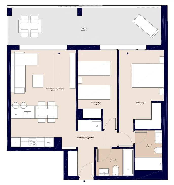 Apartment for sale in Denia
